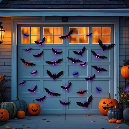 🎃Last Day 50% OFF:3D Bats Light Decorations Spooky Ornaments for Festival Halloween