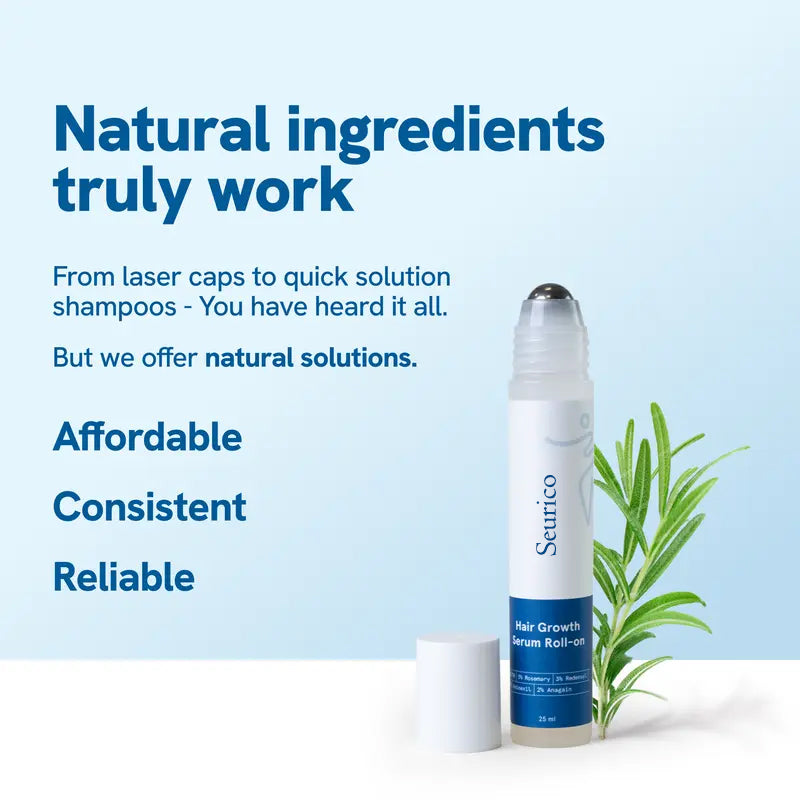 Hair Growth Roll-On Serum – See hair growth in 4 weeks