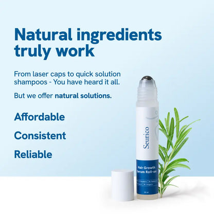 Hair Growth Roll-On Serum – See hair growth in 4 weeks