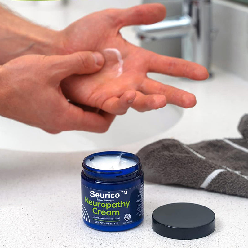 Seurico™ Neuropathy Relief Cream, Pain Relief for Feet, Toes, Legs, Hands & Arms