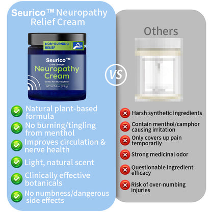 Seurico™ Neuropathy Relief Cream, Pain Relief for Feet, Toes, Legs, Hands & Arms