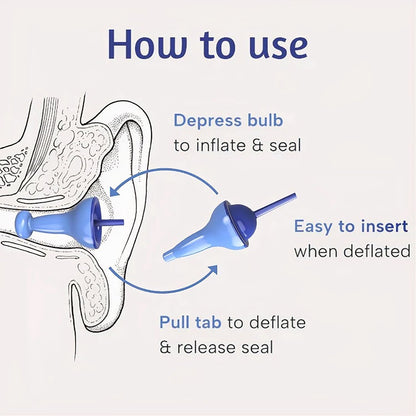 💥2025 NEW DESIGN-👂The World's First Fluid Inflatable Earplug