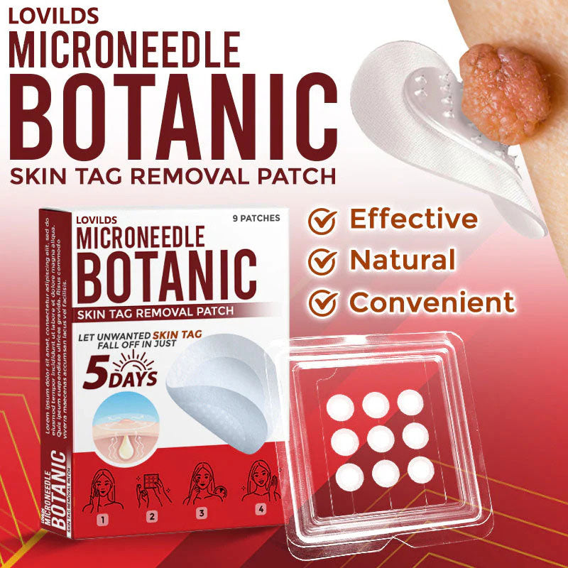 🌈 MicroNeedle Botanic Skin Tag Removal Patch (Made in the USA)