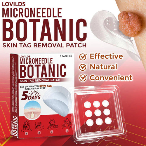🌈 MicroNeedle Botanic Skin Tag Removal Patch (Made in the USA)