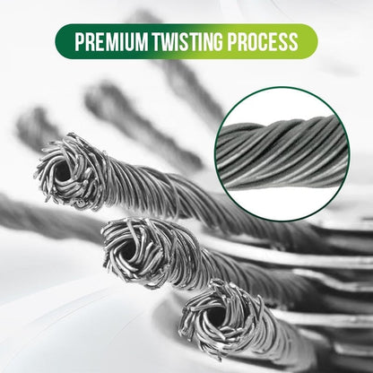 🔥Last Day 49% OFF-Universal Steel Wire Trimmer Head Replacement – Heavy-Duty Weed Brush Cutter Attachment for Electric & Cordless String Trimmers, Fits 5mm Shaft, Ideal for Grass, Moss & Rust Removal